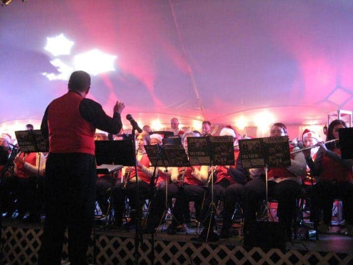 The band at Brookgreen Garden's Night of a thousan candles. The band at Brookgreen Garden's Night of a thousan candles.