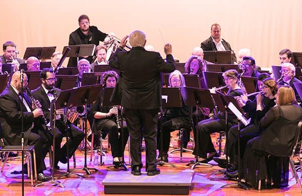 The North Myrtle Beach Community Band in action.